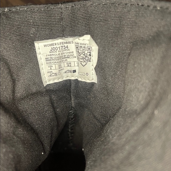 Merrell Shiloh II Hiking Black Boot Size 8 - Picture 12 of 16